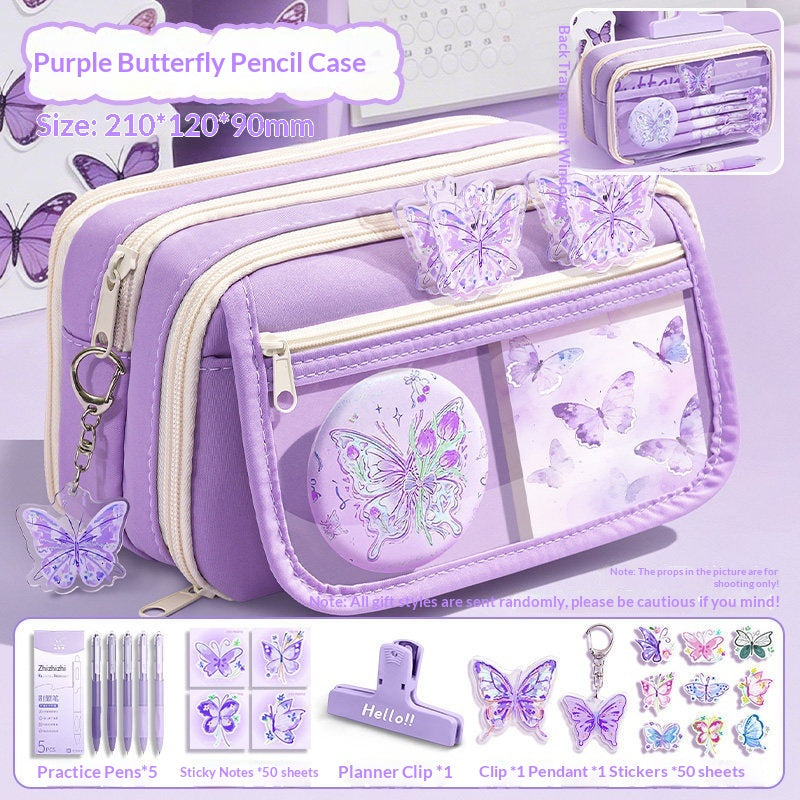 Grosses Schmetterling-Etui-Set – Bild 2 | LuxeStyle