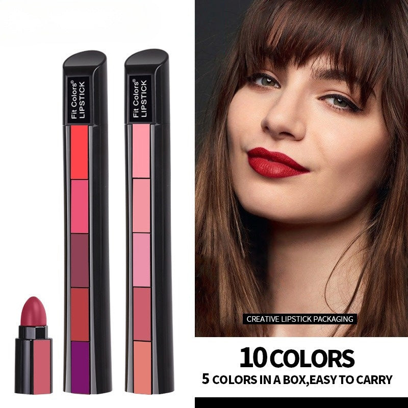 Matte Samt Lippenstift-Set (10 Farben) – Ansicht 2