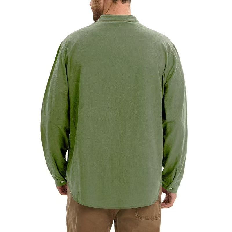 Männer Shirt mit Druck, lange Ärmel – Bild 11 | LuxeStyle