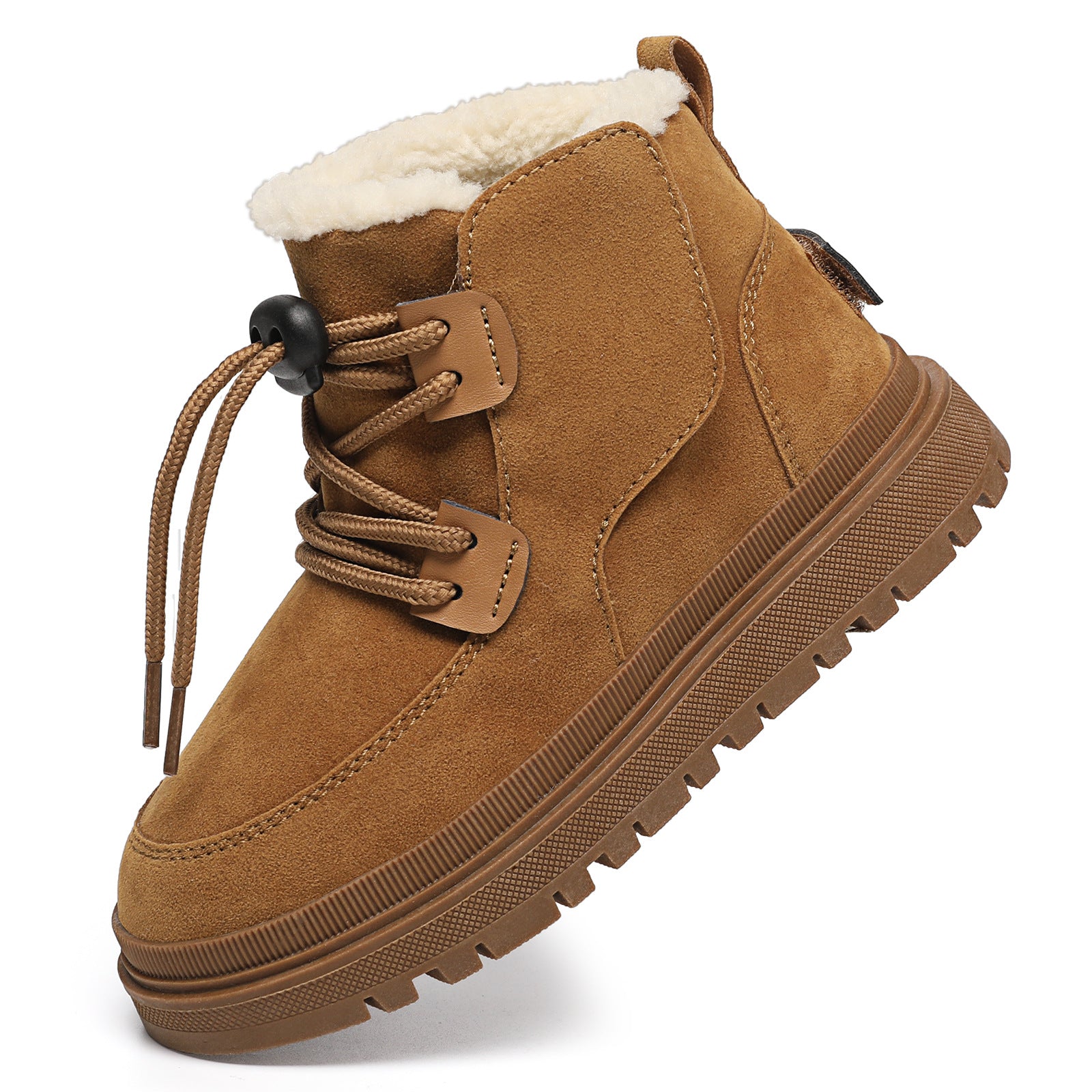 Kinder-Schuhe aus Baumwolle mit Fleecefutter – rutschfeste Outdoor-Sch