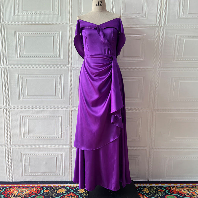 Neckholder Maxi-Kleid mit Rückenausschnitt – Bild 10 | LuxeStyle