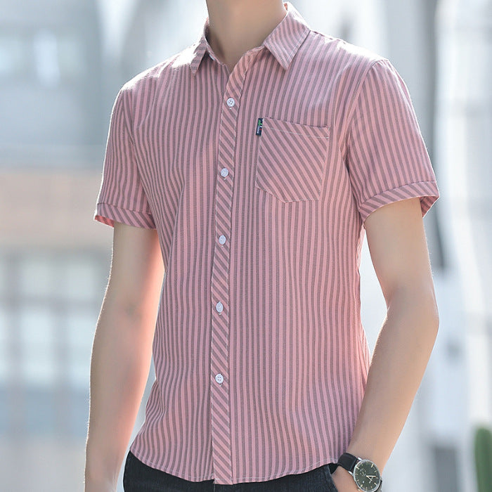 Gestreiftes Sommerhemd für Herren – Bild 10 | LuxeStyle