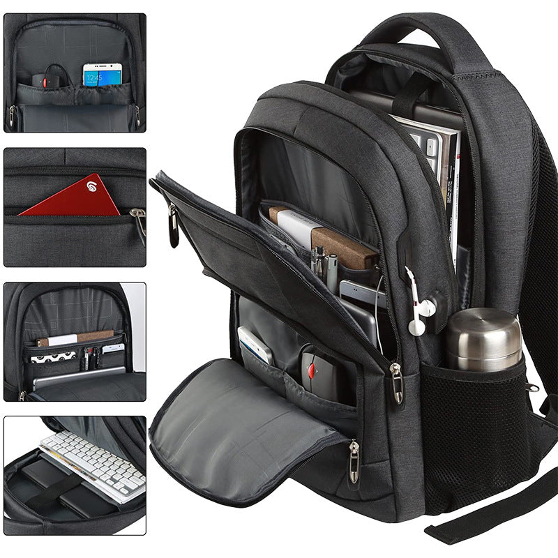 Multifunktionale Computer-Tasche mit viel Platz – Bild 3 | LuxeStyle