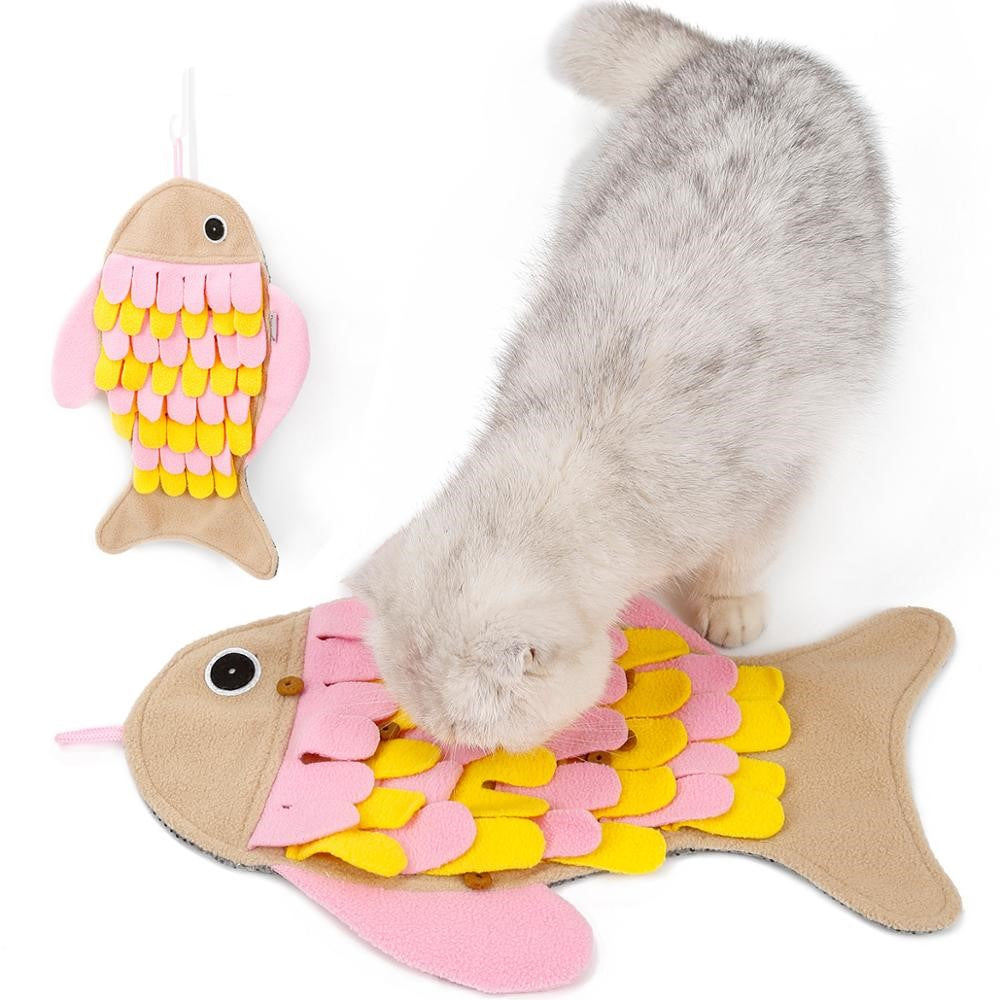 Riechdecke Fischform für Katzen – Bild 5 | LuxeStyle