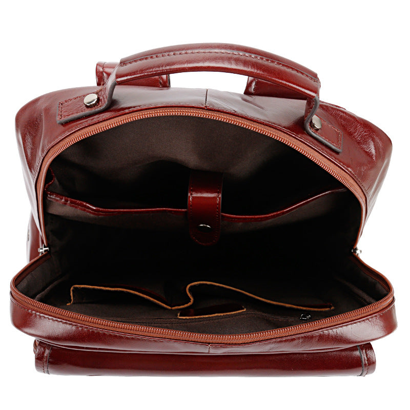 Lederrucksack mit grosser Kapazität | LuxeStyle