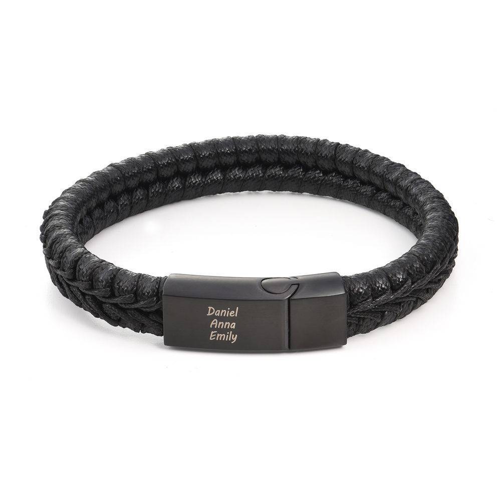 Herrenarmband aus Leder mit Gravur – Bild 2 | LuxeStyle