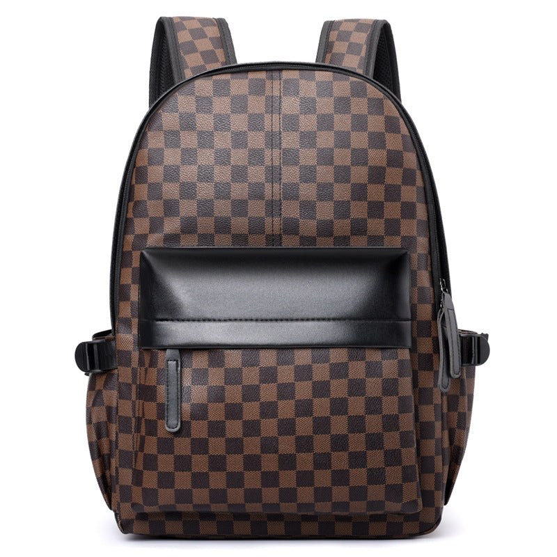 Karo-Muster Rucksack, wasserabweisend, 20-35 L – Bild 6 | LuxeStyle