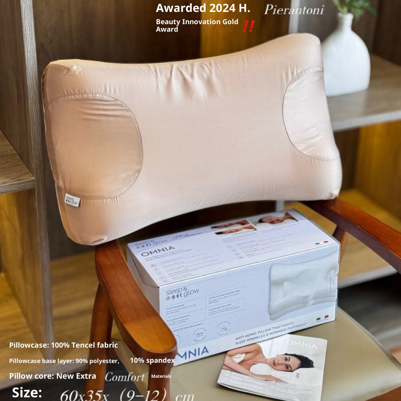 Druckentlastendes Kissen mit Tencel-Bezug