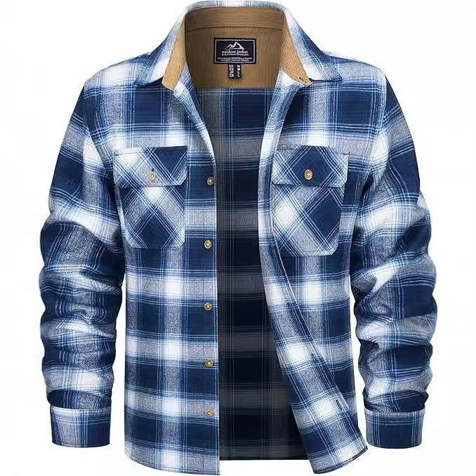 Herren Flanellhemd Kariert – Bild 2 | LuxeStyle