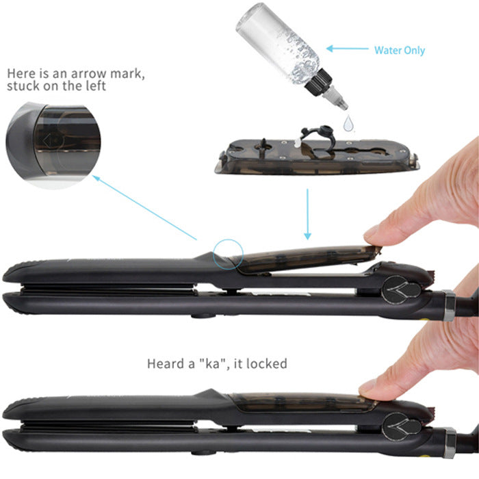 2-in-1 Dampf-Haarglätter & Lockenstab – Bild 6 | LuxeStyle