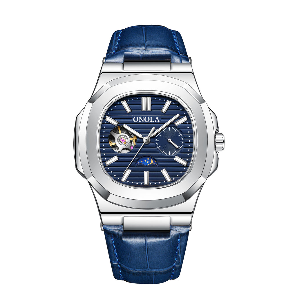 Mechanische Armbanduhr mit Mondphase – Ansicht 3