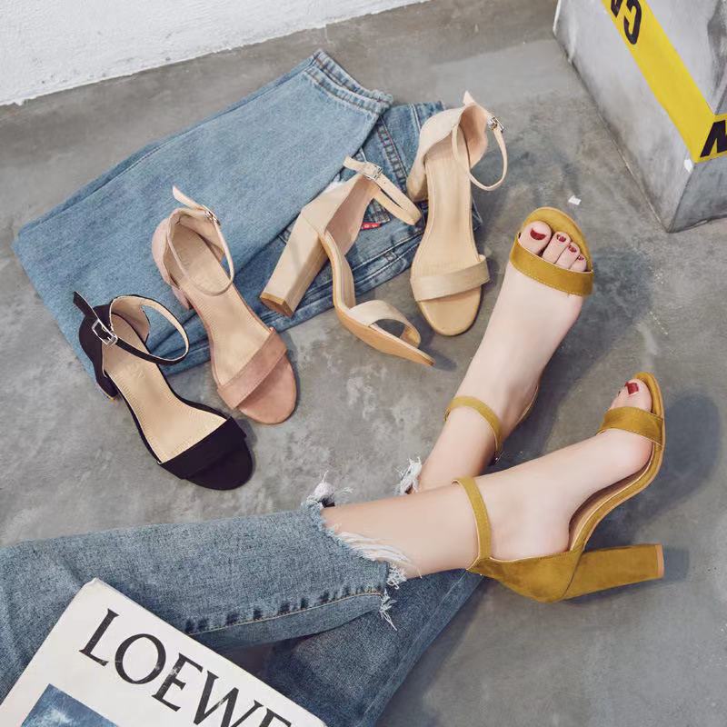 Sommer-Sandalen mit Peep-Toe und Blockabsatz – Bild 8 | LuxeStyle