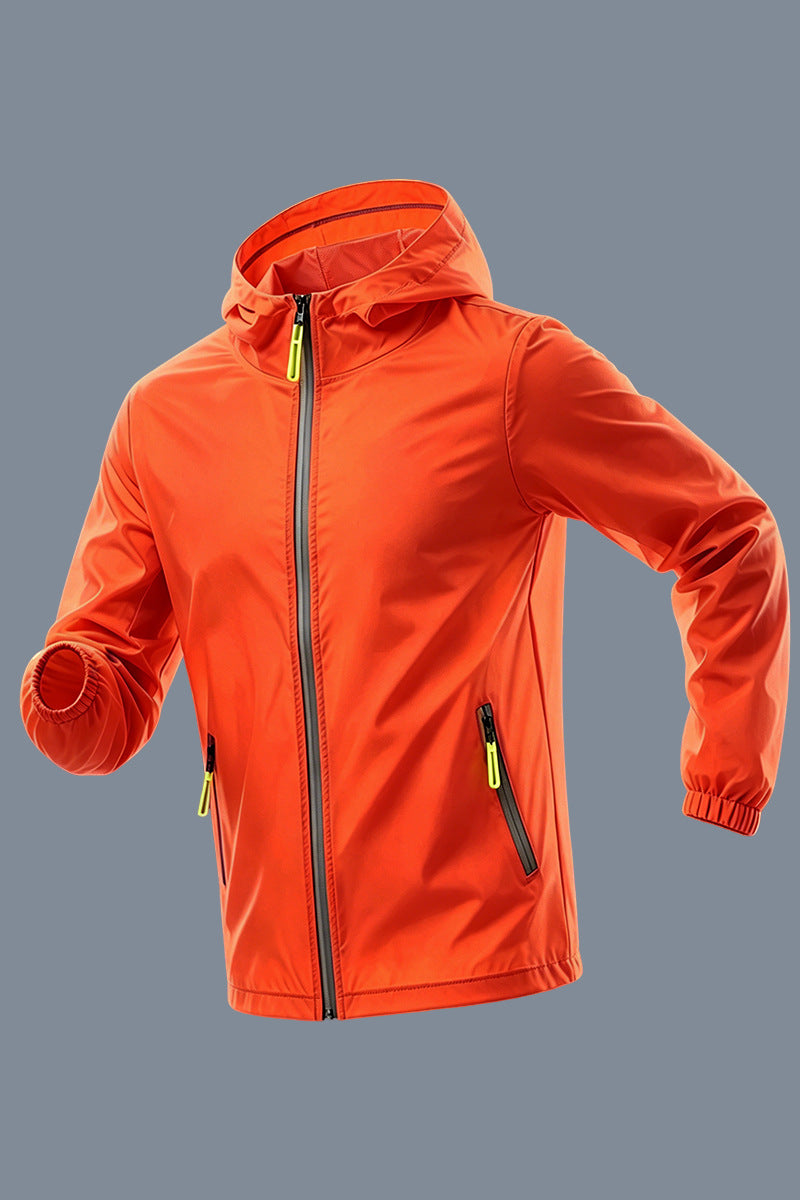 Leichte Outdoor Kapuzenjacke für Herren
