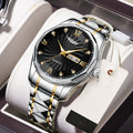 Wasserdichte Business-Herrenuhr aus Wolframstahl | LuxeStyle