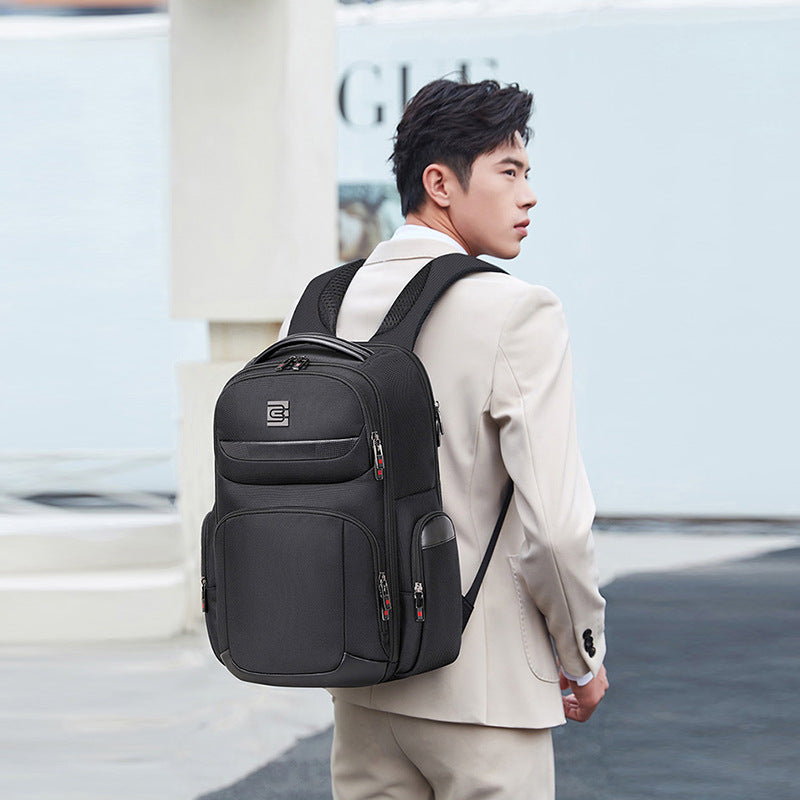 Erweiterbarer Oxford-Rucksack für Business-Reisen | LuxeStyle