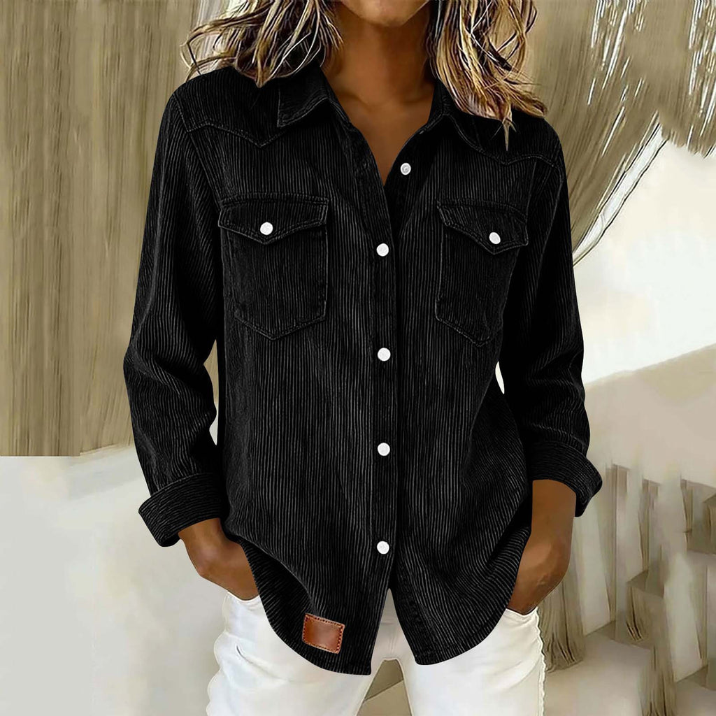 Elegante Langarm-Strickjacke für Damen