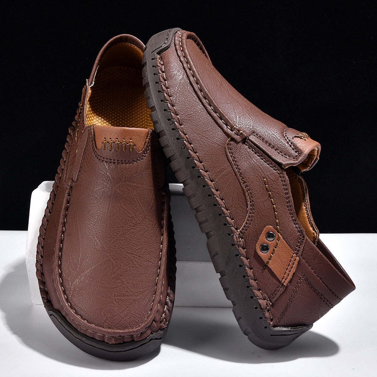 Herren Loafer weiter Zehenbereich