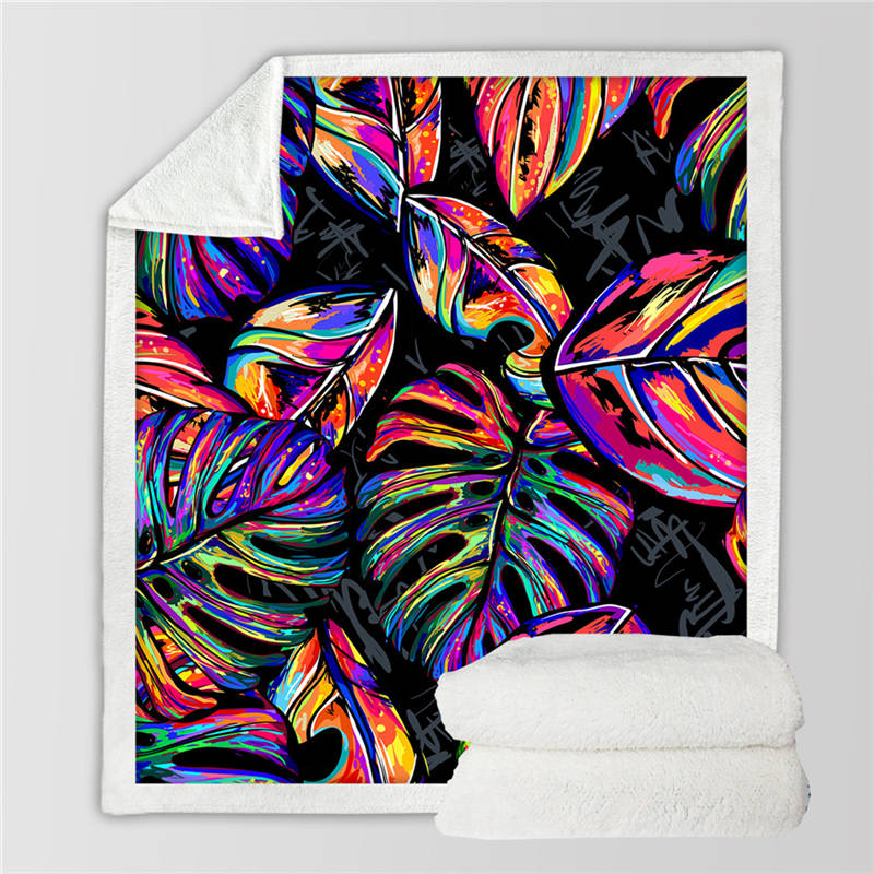 Digital bedruckte Flanelldecke