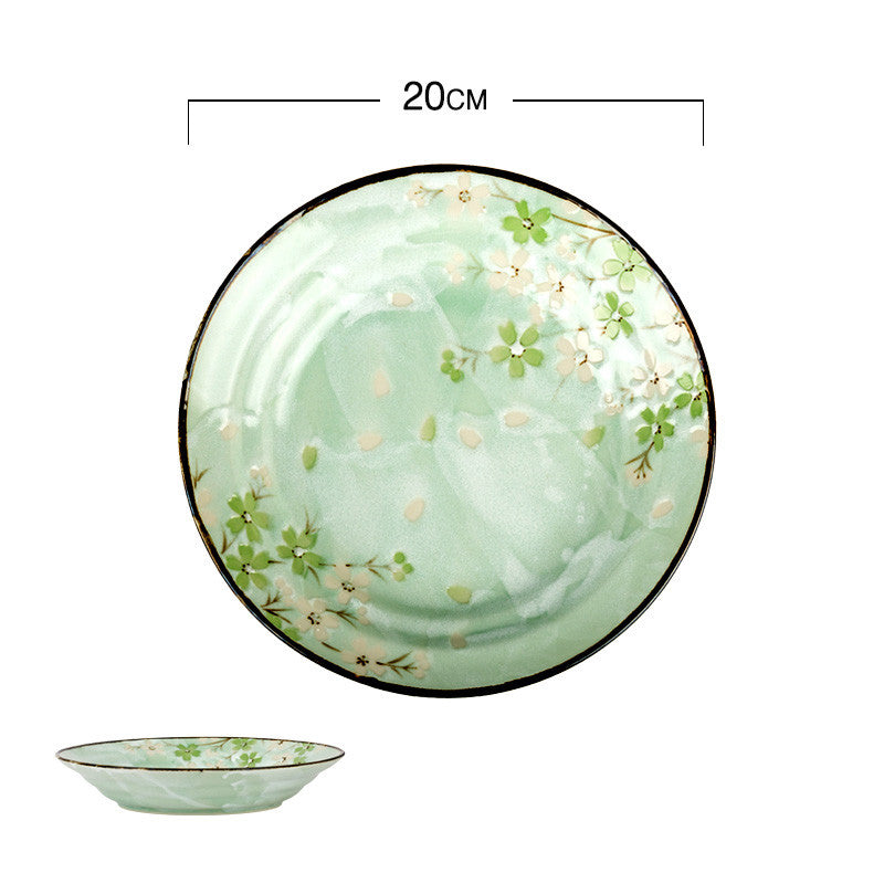 Tiefes Teller-Set «Autumn Cherry» – Bild 8 | LuxeStyle