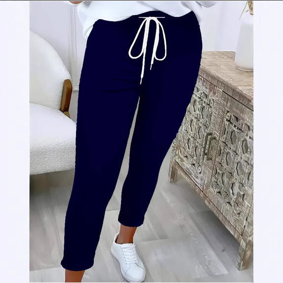 Vielseitige Caprihose mit Bündchen