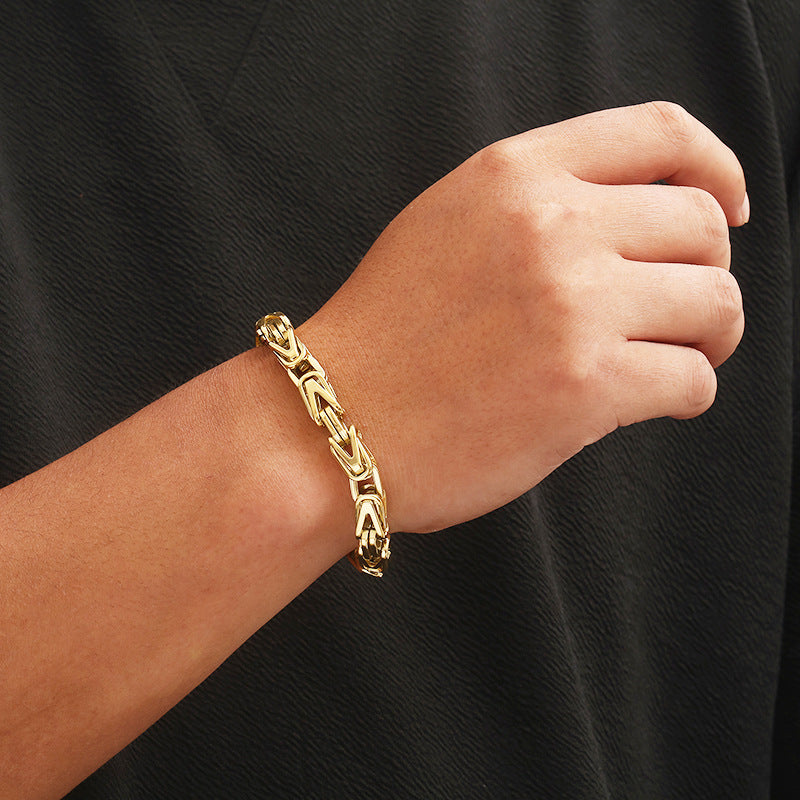 V-förmiges Armband aus Edelstahl | LuxeStyle