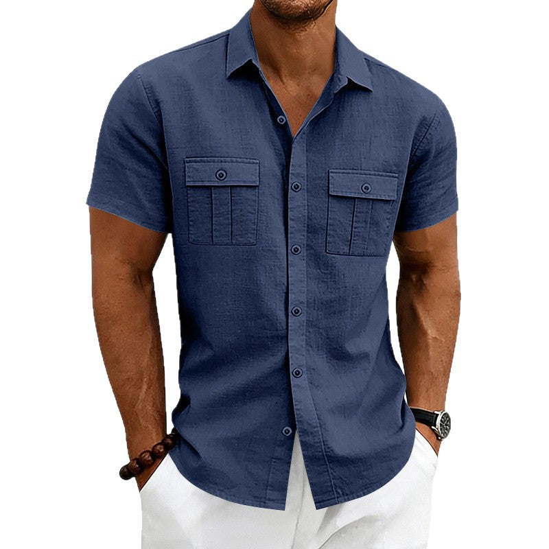 Casual Loose-fit T-Shirt mit zwei Taschen