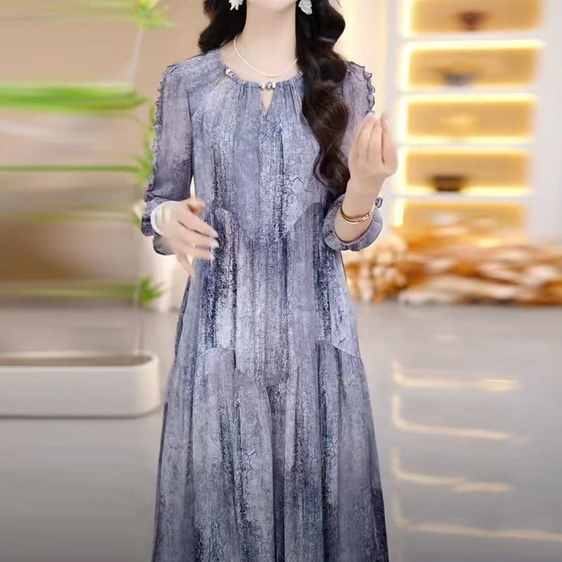 Jugendliches A-Linien Mesh-Kleid