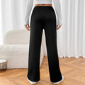Samt-Hose mit weitem Bein