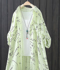 Chiffon-Bluse mit Letter-Print