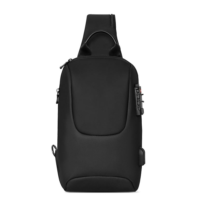 Anti-Diebstahl Umhängetasche mit USB-Ladeanschluss – Bild 5 | LuxeStyle