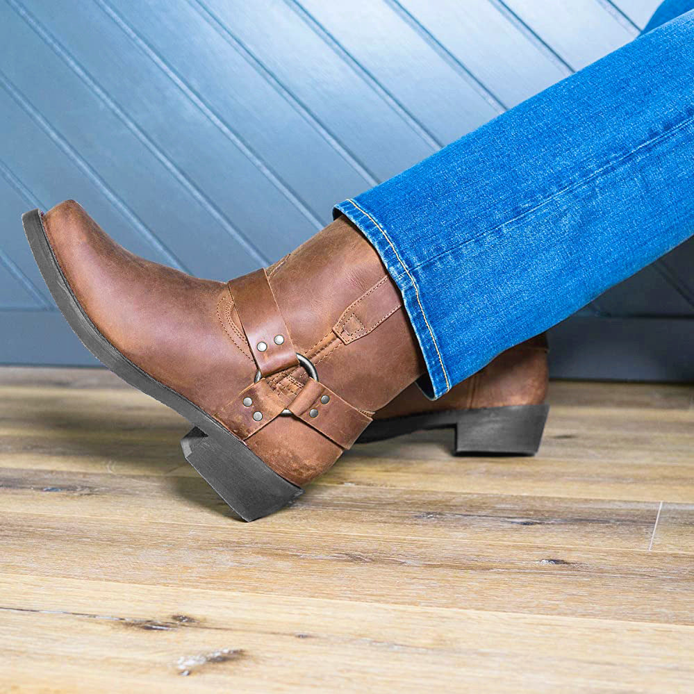 Retro Leder Casual Boots für Herren