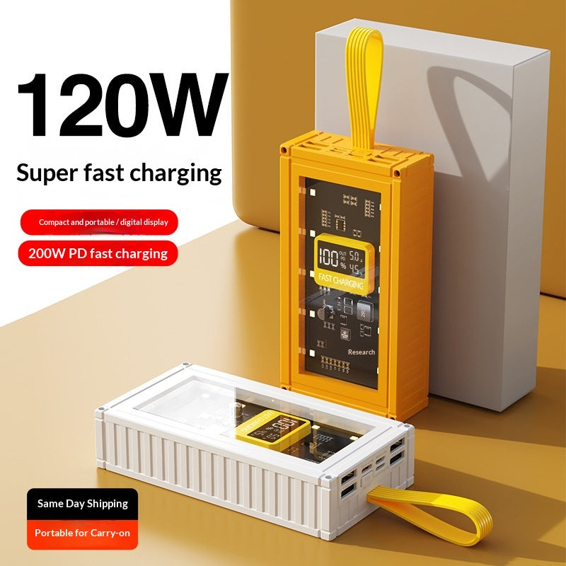 GaN Power Bank 120W, 10'000 mAh