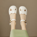 Sandalen mit runden Zehen und gepolstertem Profil – Bild 9 | LuxeStyle