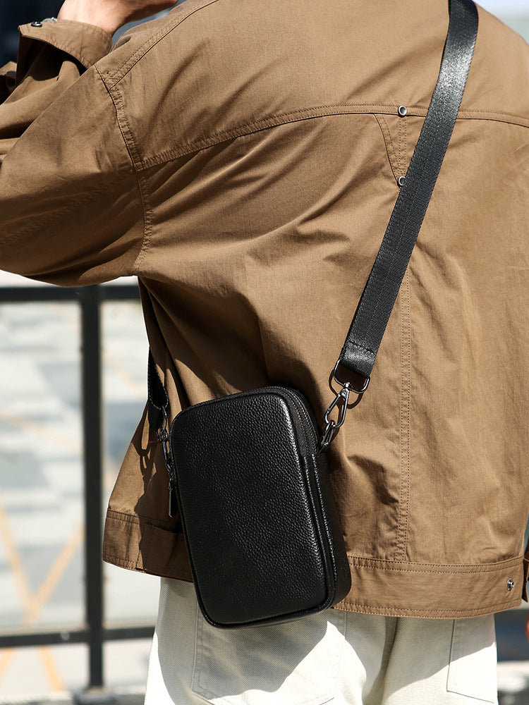 Leder Crossbody Bag