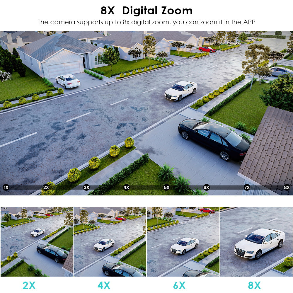 Megapixel Wifi Aussenkamera 4K – Bild 4 | LuxeStyle