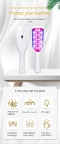 Rotlicht Vibrations-Massagekamm für vitales Haar – Bild 1 | LuxeStyle