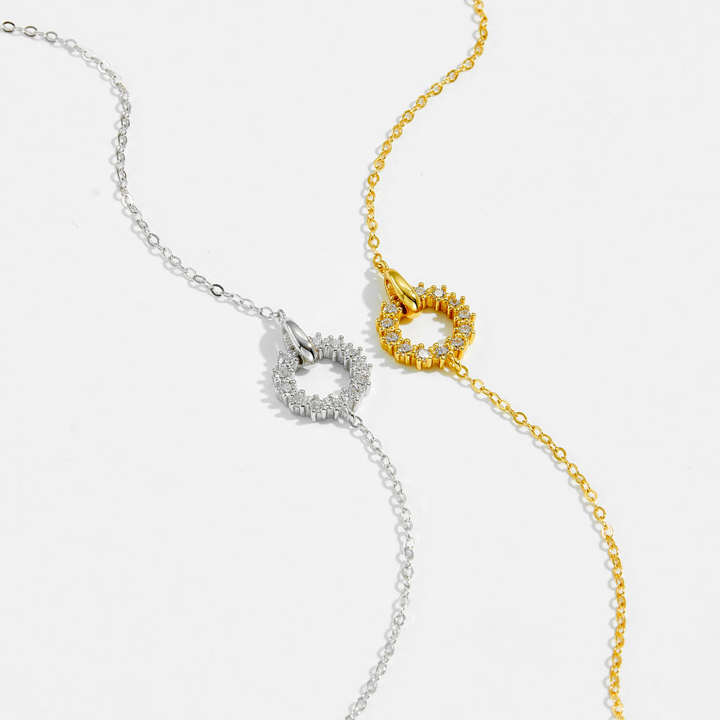 Armband aus 925er Silber mit Zirkonia – Bild 2 | LuxeStyle