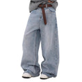 Retro Straight Jeans mit Used-Look