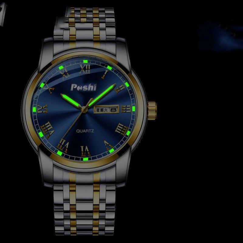 Herrenuhr Stahlband, Leuchtend, Wasserdicht – Bild 5 | LuxeStyle