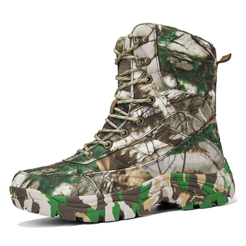Taktische Mid-Cut-Stiefel mit Gummisohle – Bild 3 | LuxeStyle