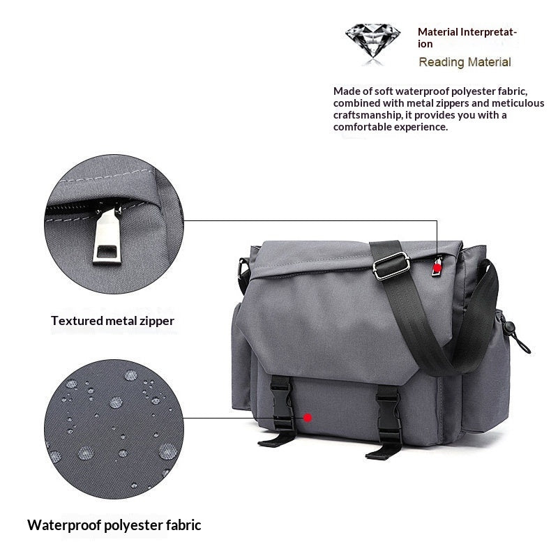 Herren-Crossbody Tasche aus Polyamid – Bild 7 | LuxeStyle