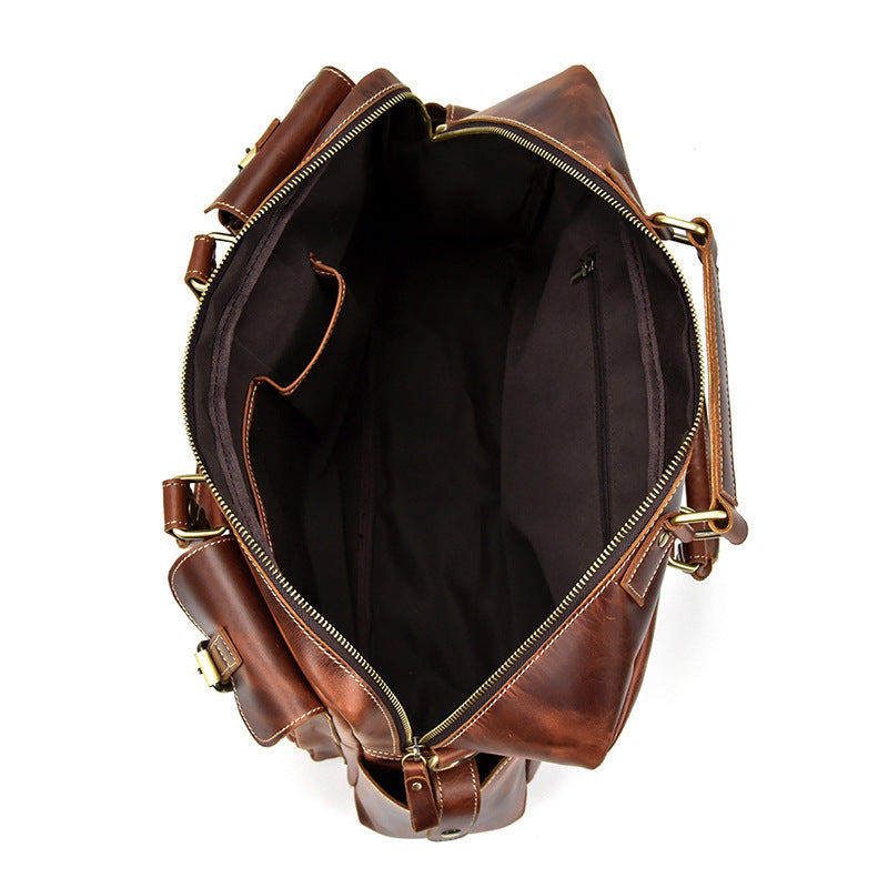 Genuine Leder Crossbody Messenger – Bild 3 | LuxeStyle