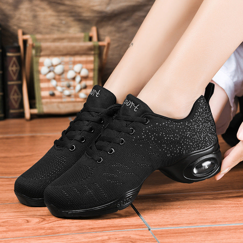 Mesh Tanzschuhe mit weicher Sohle