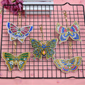 Schmetterling Diamond Painting Schlüsselanhänger Set – Bild 1 | LuxeStyle
