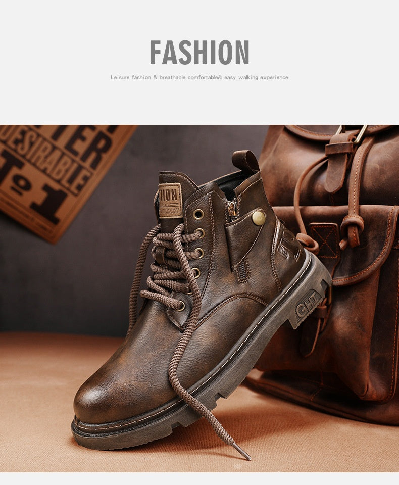 Retro Britische Martin Boots für Herren