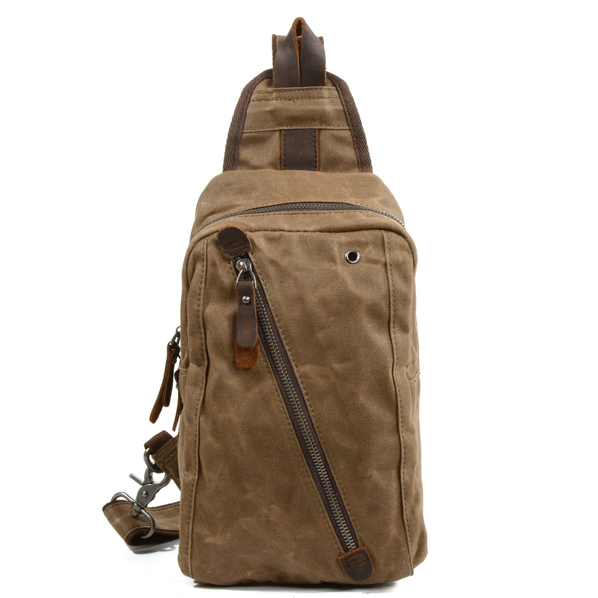 Multifunktionale Mini-Brusttasche aus Canvas – Bild 3 | LuxeStyle