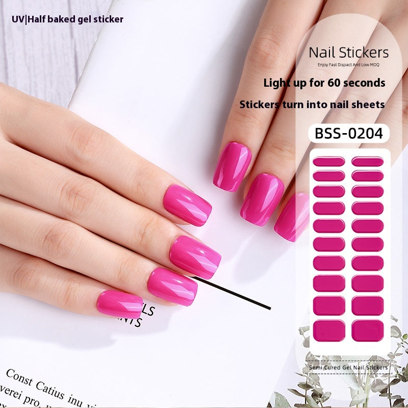 Pure Color UV Gel-Nagelsticker