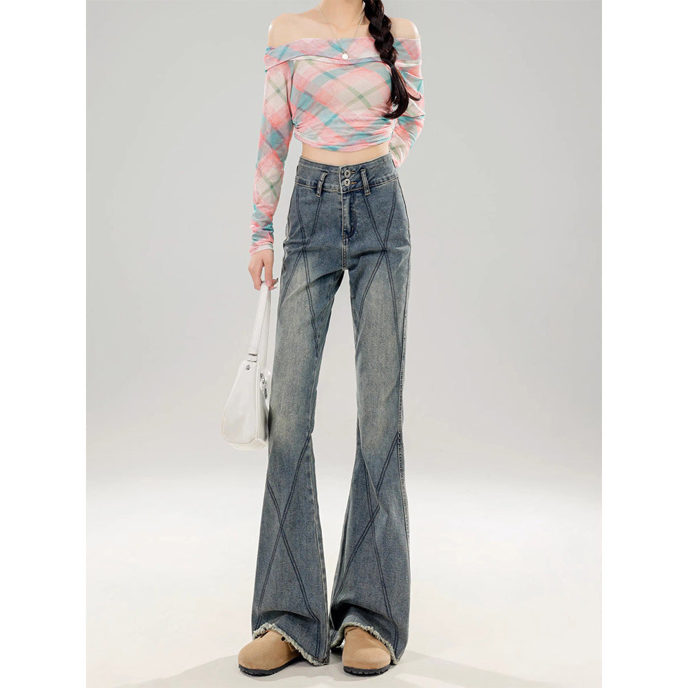 Vintage-Blau Jeans