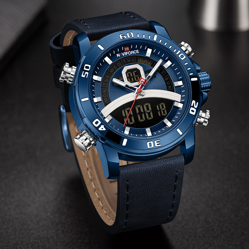 NAVIFORCE Quarzuhr mit Lederarmband – Bild 5 | LuxeStyle