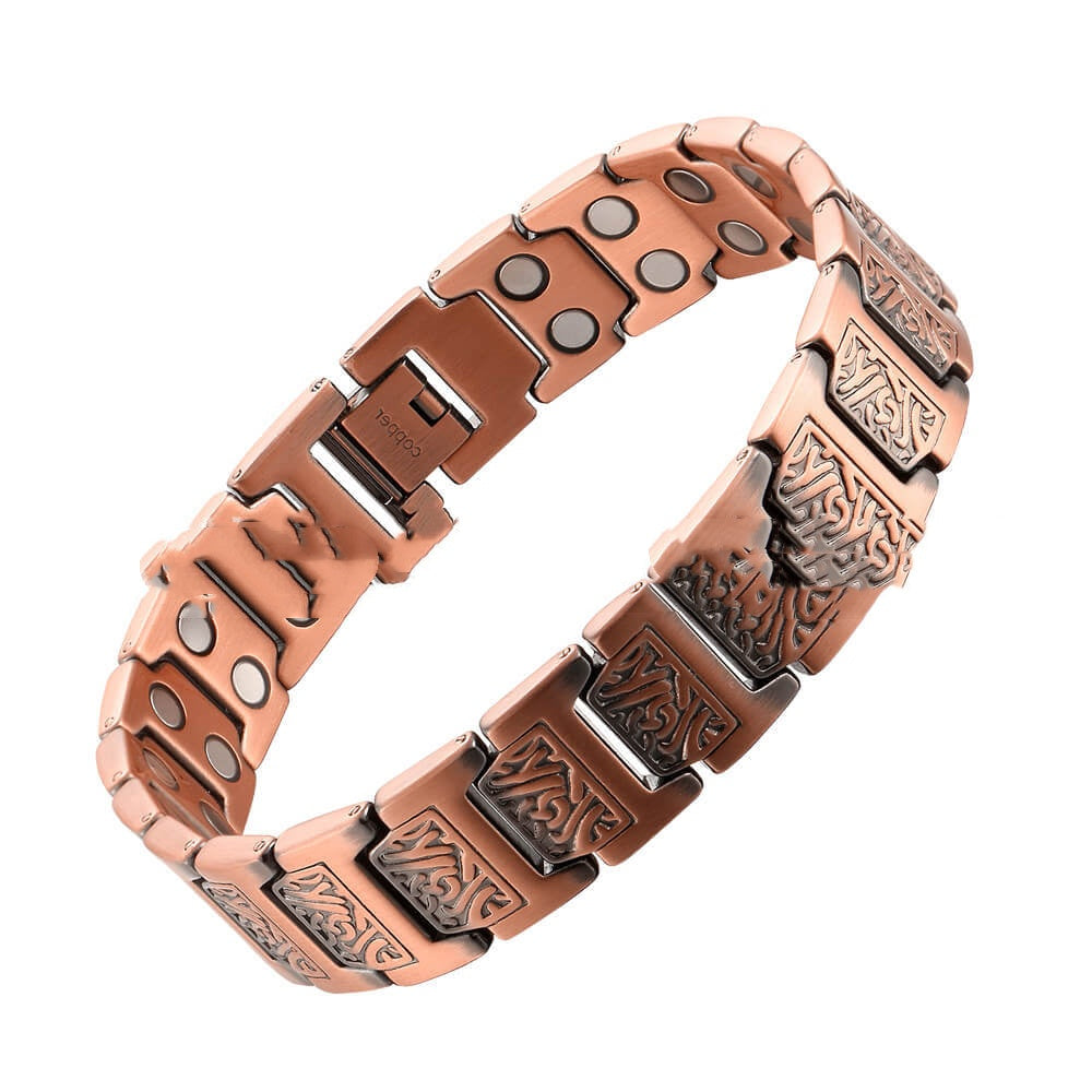 Kupferarmband im Retro-Stil für Herren – Bild 4 | LuxeStyle